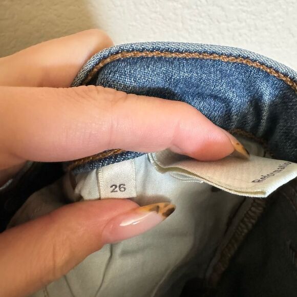 Reformation Stretch Flood Jean Size 26 in Catalina Wash‎ High Rise - Picture 7 of 8